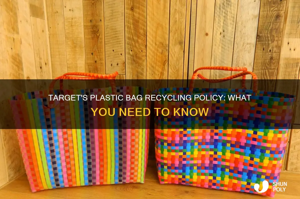 does target accept plastic bags for recycling