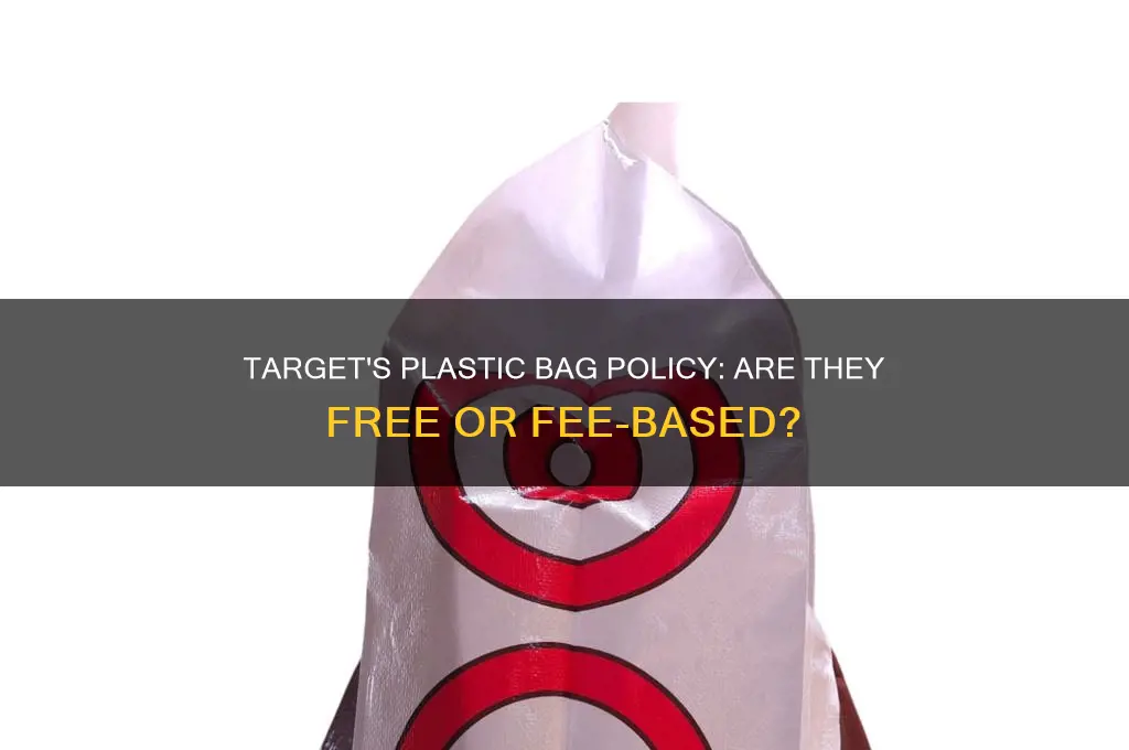 does target charge for plastic bags