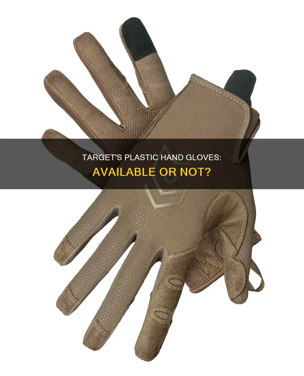 does target have plastic hand gloves