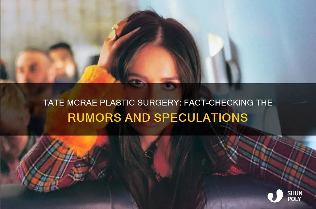 does tate mcrae have plastic surgery