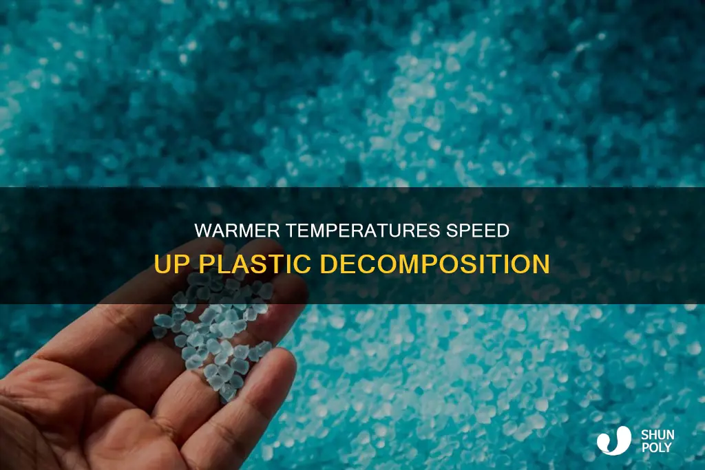 does temperature affect how fast plastic dissolve