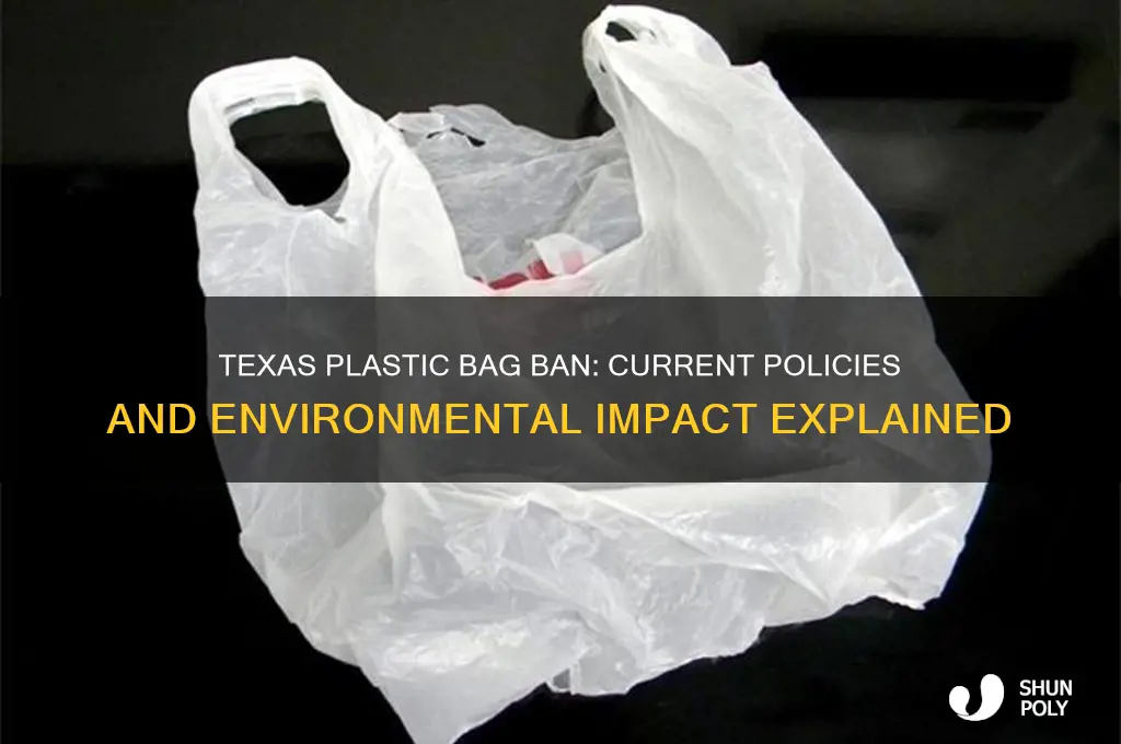 does texas bann plastic bags