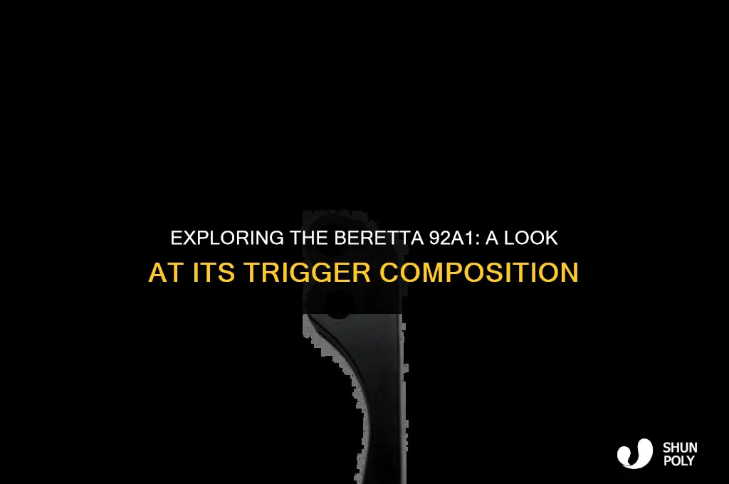 does the beretta 92a1 have a plastic trigger