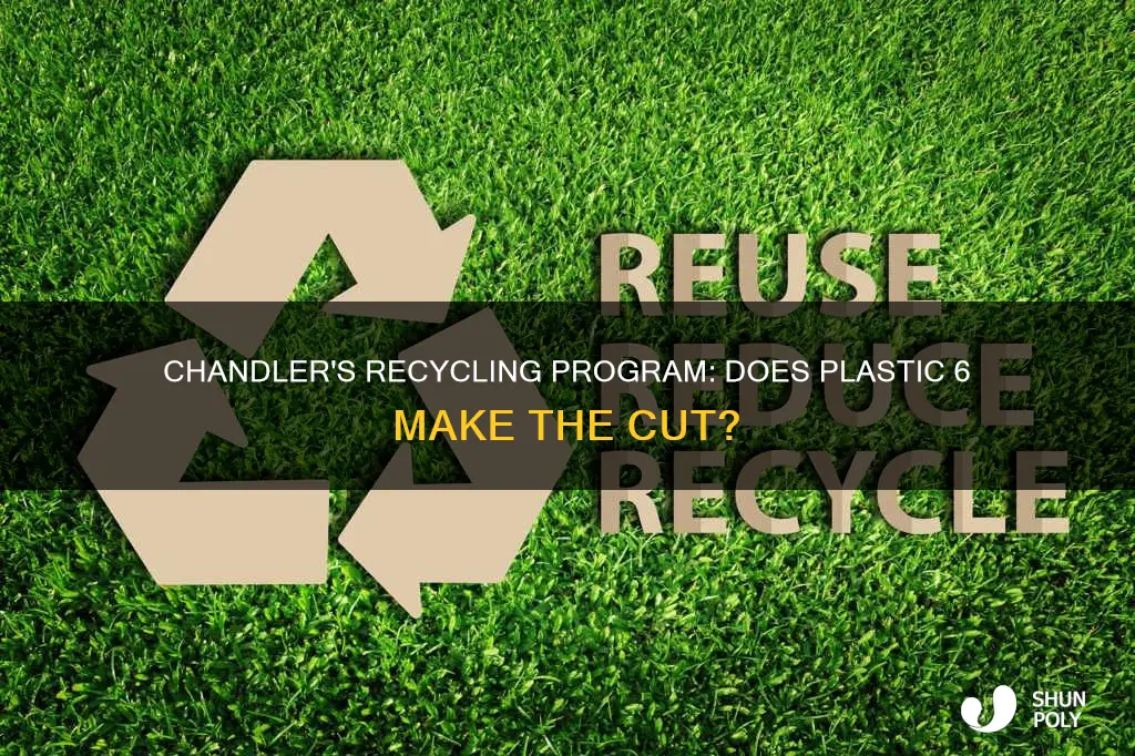 does the city of chandler recycle program take plastic 6
