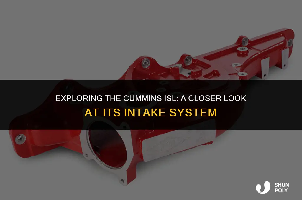 does the cummins isl have a plastic intake