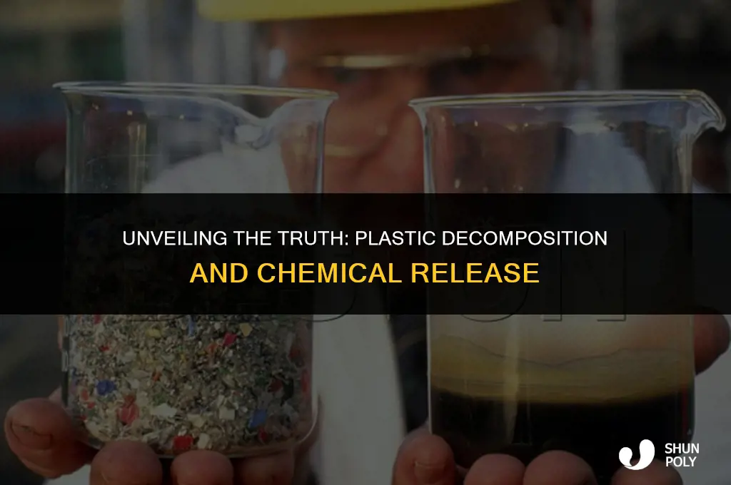 does the decomposition of plastic release harmful chemicals