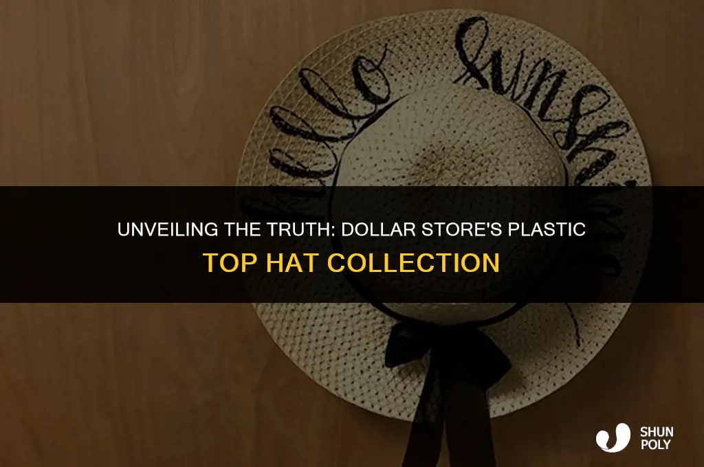 does the dollar store sell plastic top hats