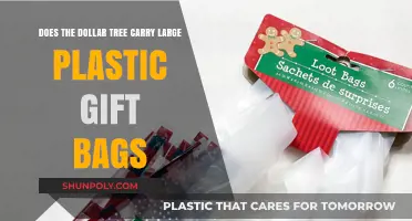 Large Plastic Gift Bags at Dollar Tree: Availability and Options