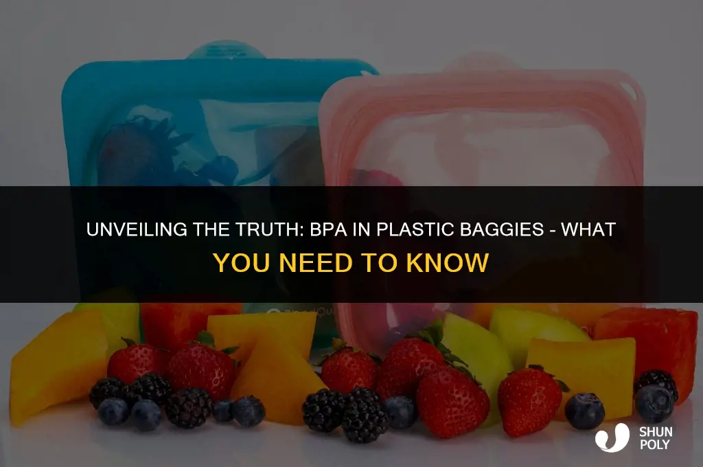 does the fda usda allow bpa in plastic baggies