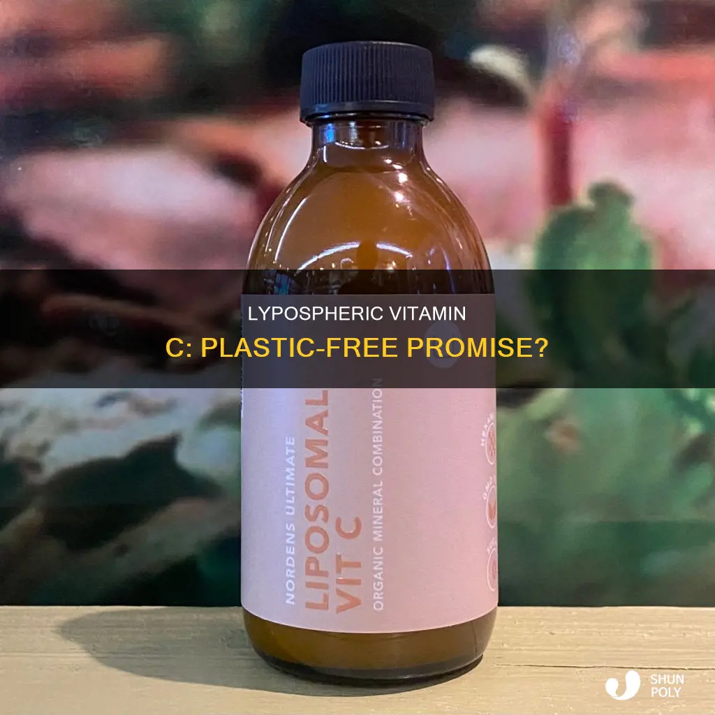 does the lypospheric vitamin c contain plastic
