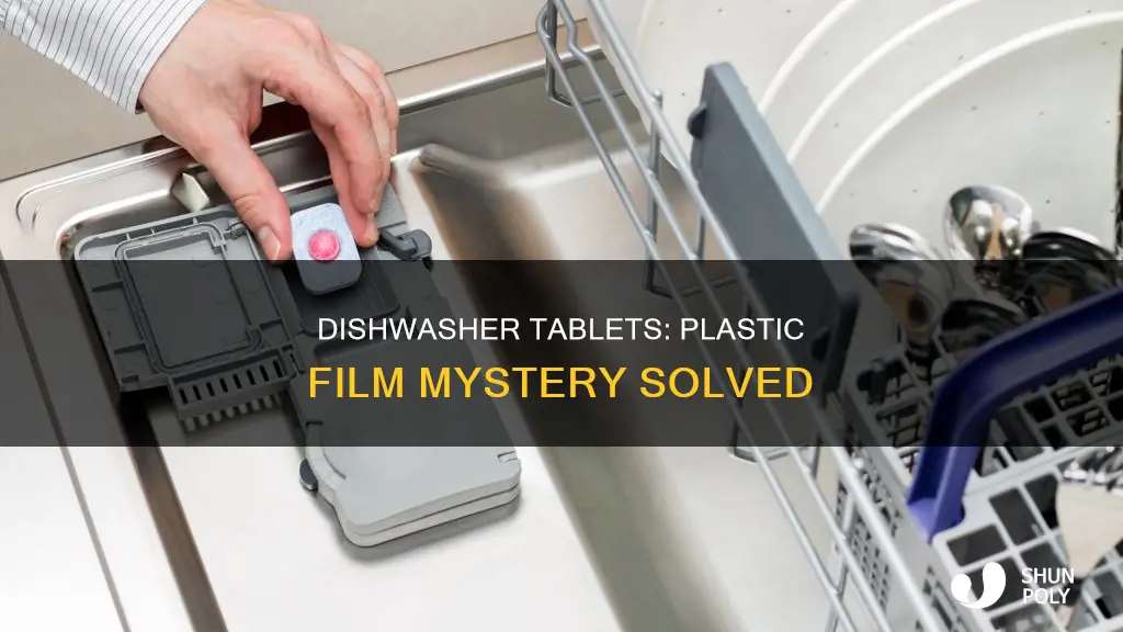 does the plastic disolve on dishwasher tablets