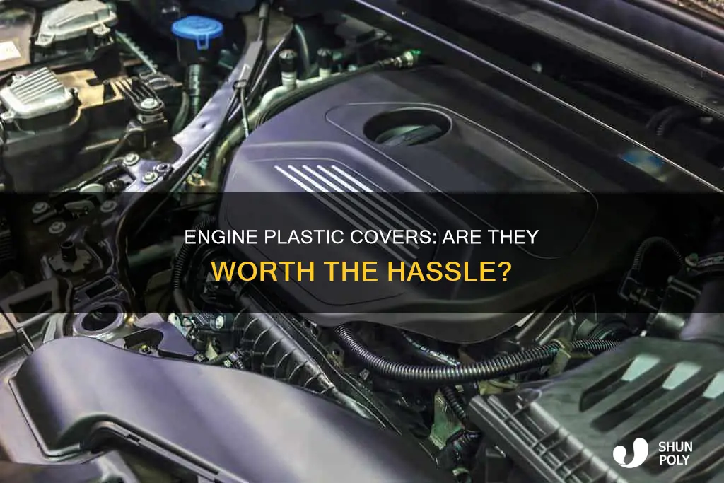 does the plastic engine cover do anything