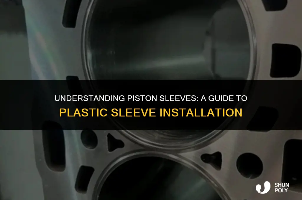 does the plastic sleeve go around piston wall