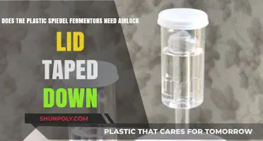 Securing Your Plastic Fermenter: Airlock Lid Tape-Down Guide