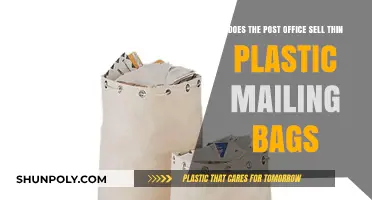 Where to Buy Thin Plastic Mailing Bags: Post Office Options