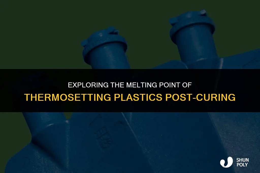 does thermosetting plastic have a melting point after being set