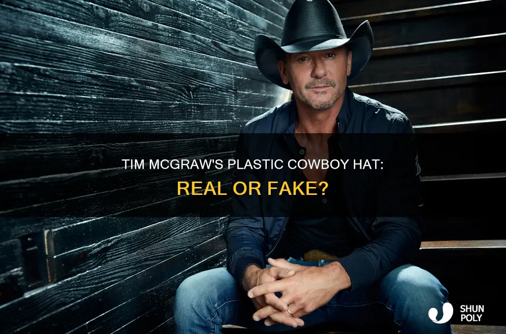 does tim mcraw wear plastic cowboy hats
