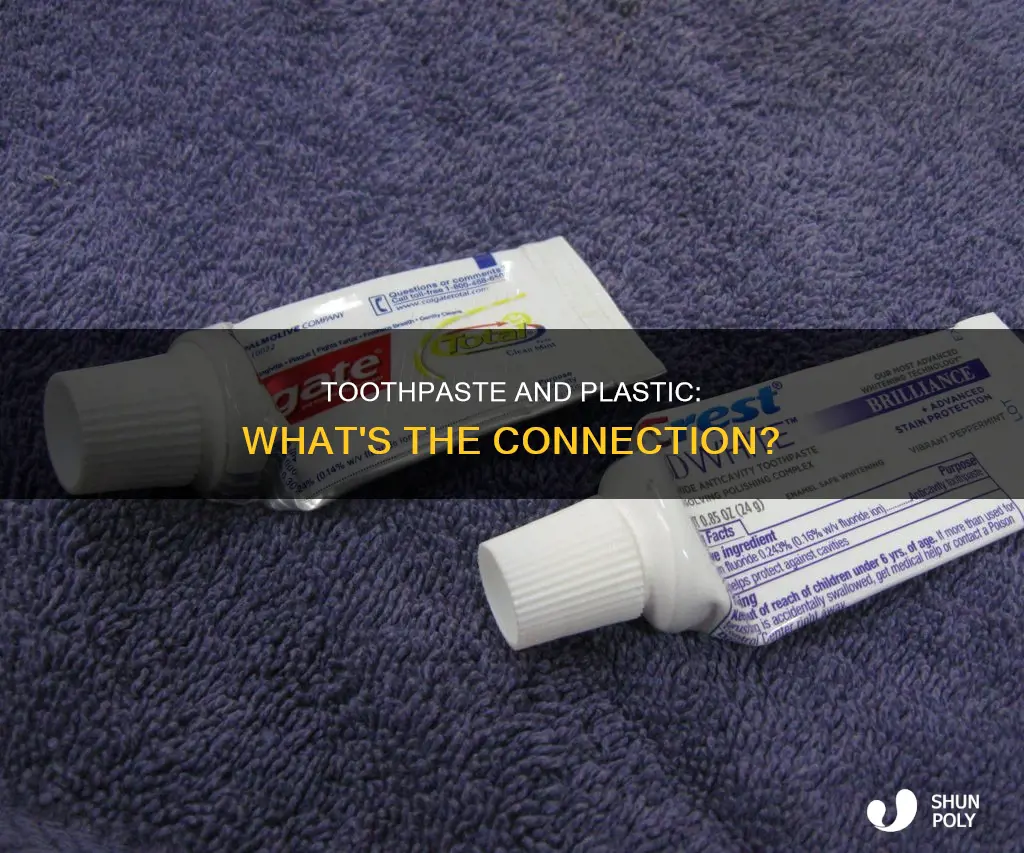 does tooth paste contain plastic
