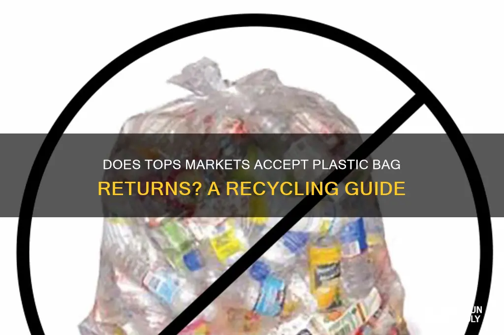 does tops have a plastic bag return
