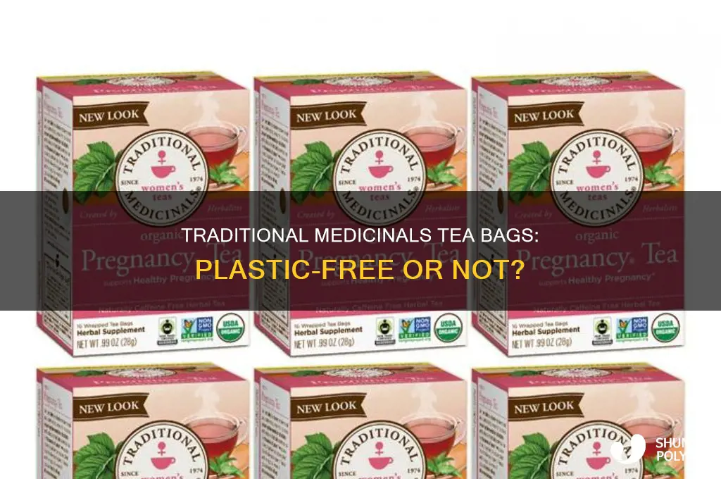 does traditional medicinals use plastic tea bags