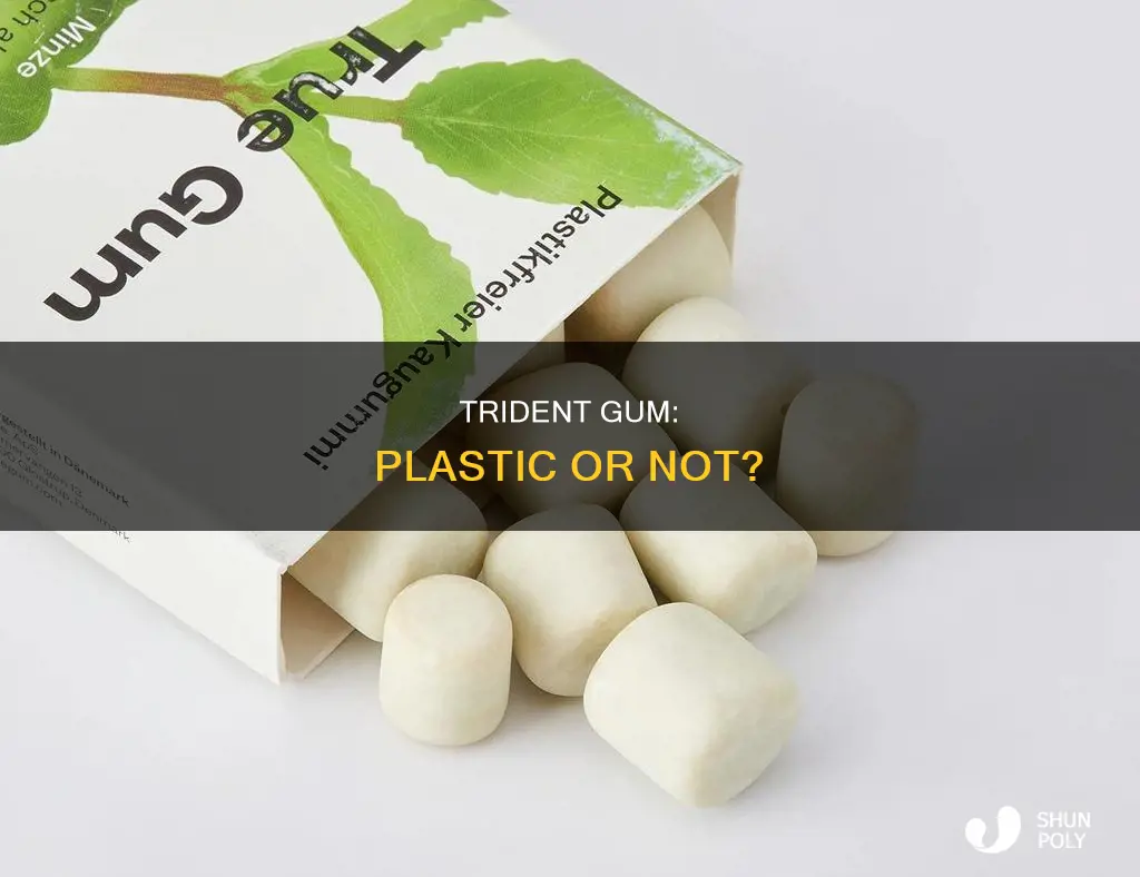 does trident gum contain plastic