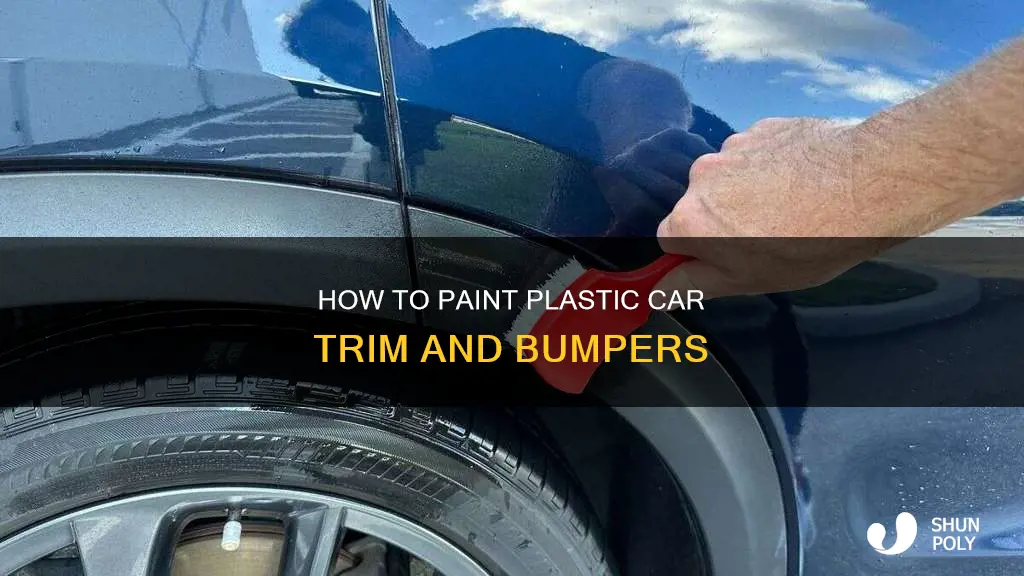 does trim and bumper paint stick to plastic