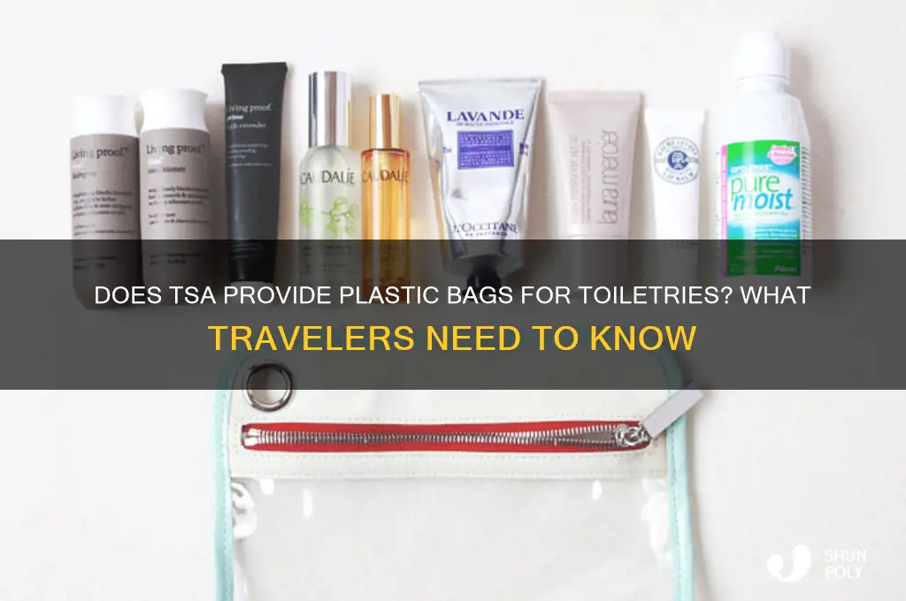 does tsa provide plastic bags for toiletries