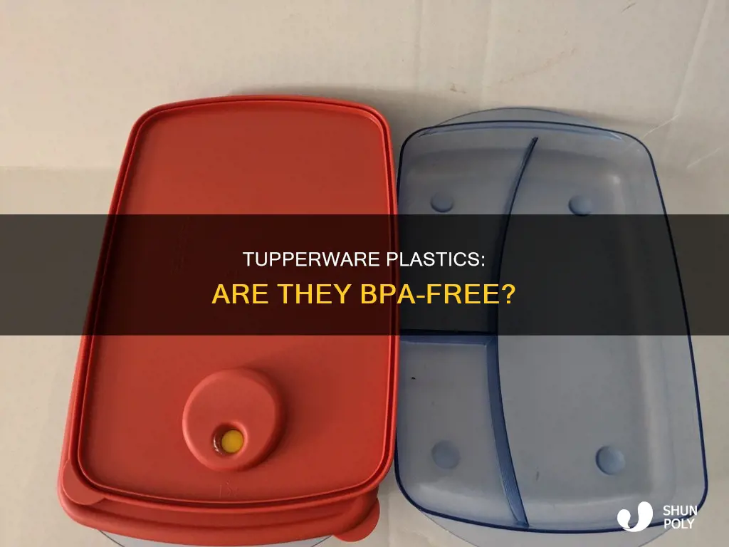 does tupperware plastic contain bpa