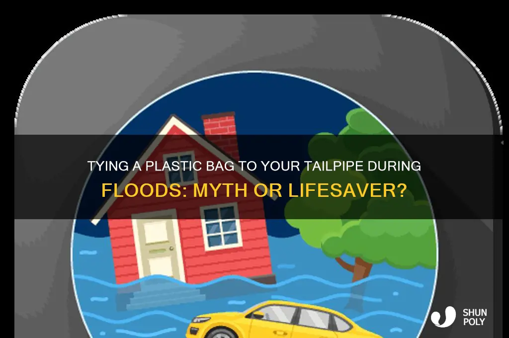 does tying a plastic bag around your tailpipe during flood