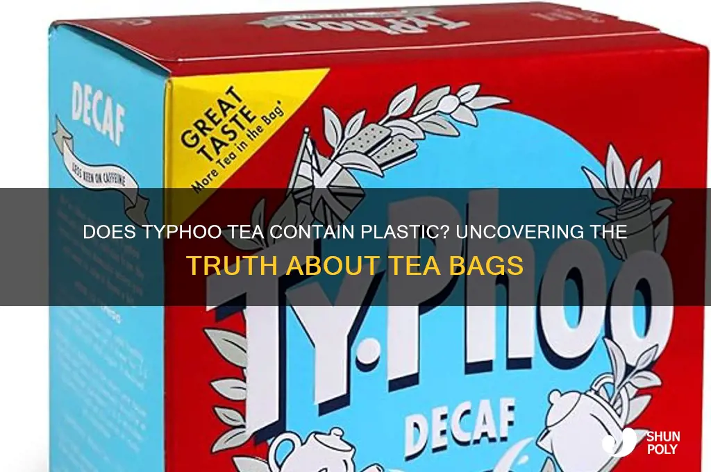 does typhoo tea bags contain plastic