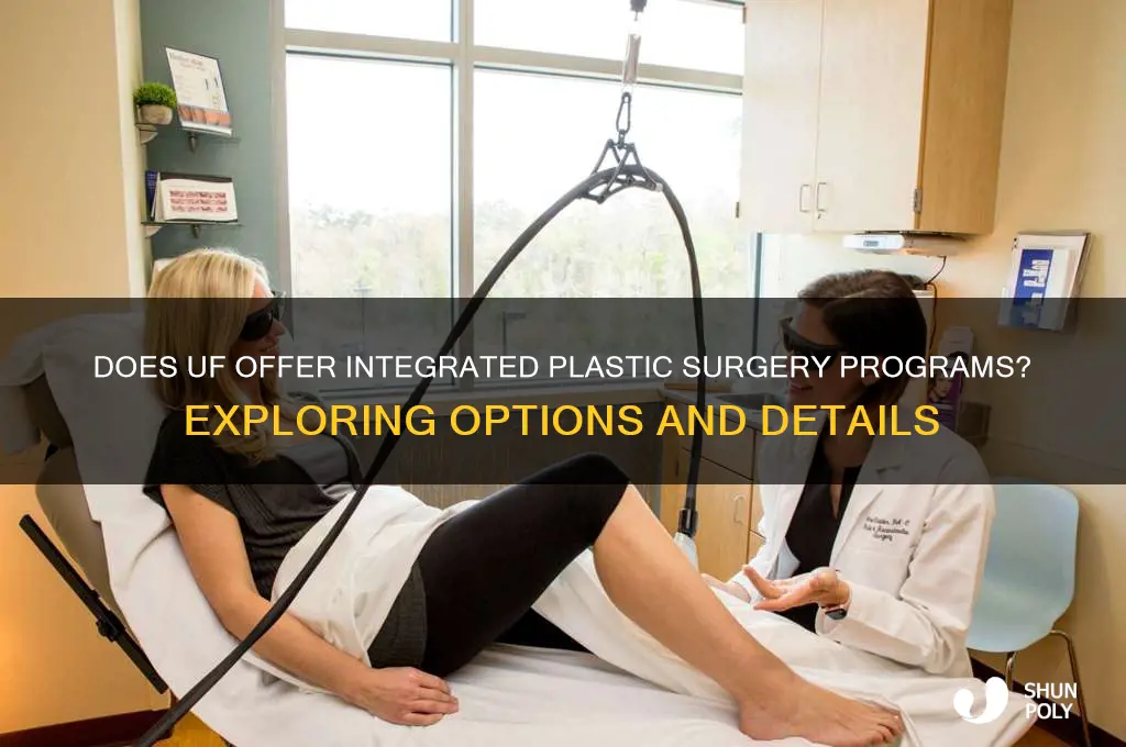 does uf have integrated plastic surgery