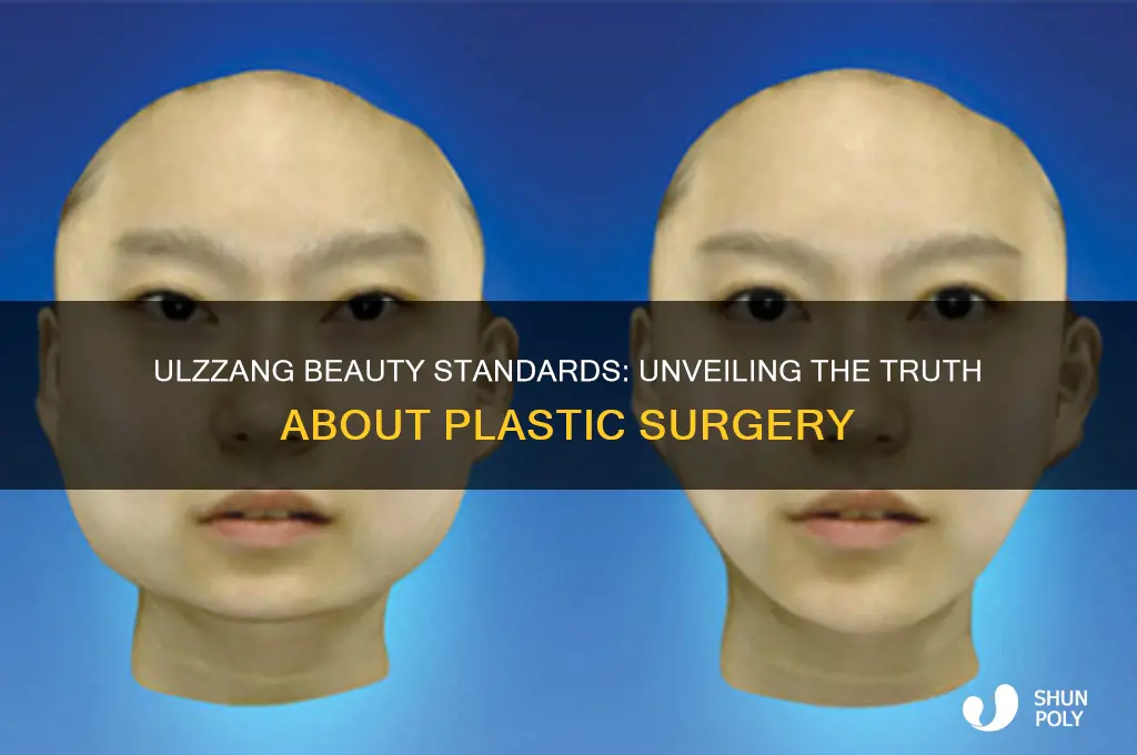 does ulzzang do plastic surgery
