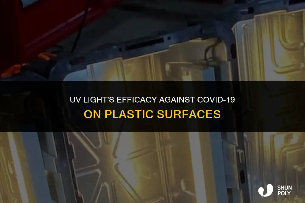 does uv light kill covid 19 on plastic