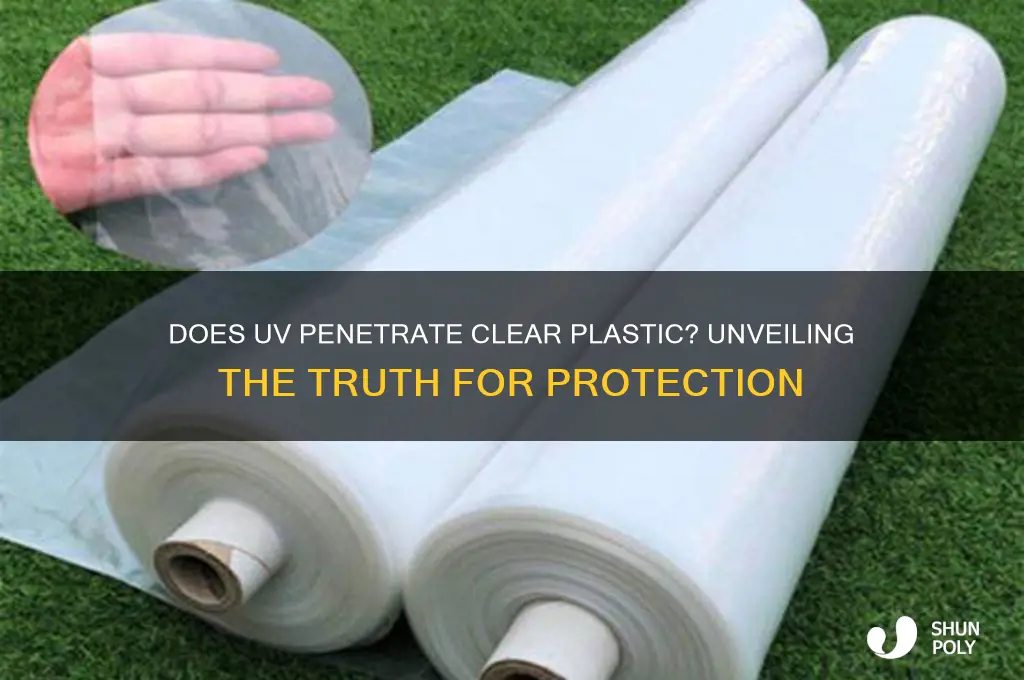 does uv transfer through clear plastic