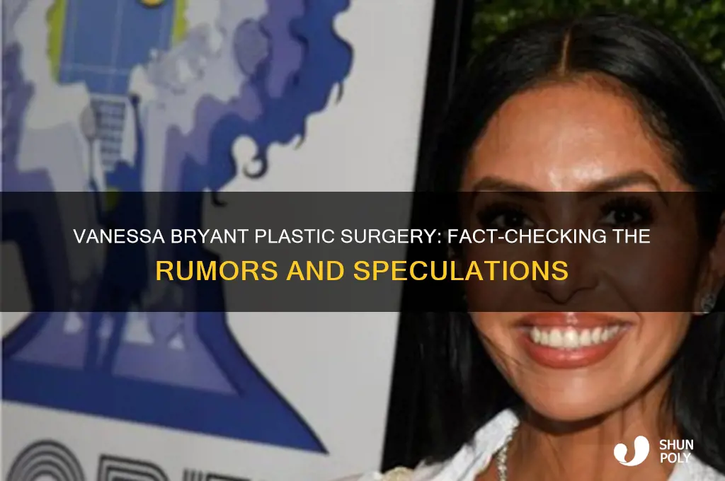 does vanessa bryant have plastic surgery