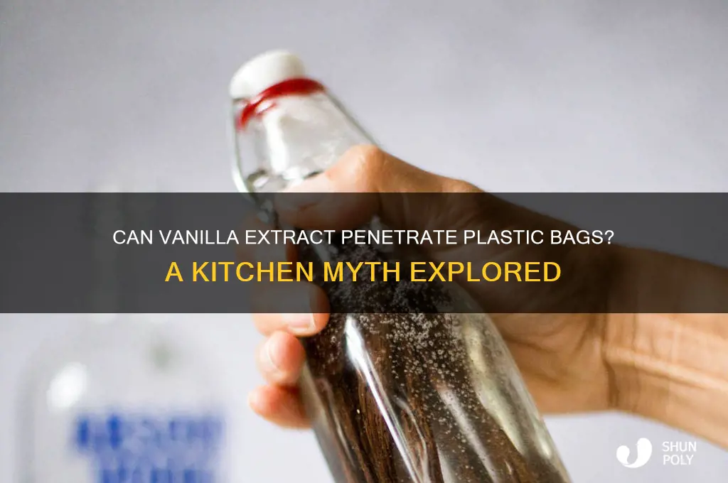 does vanilla extract go through plastic bags