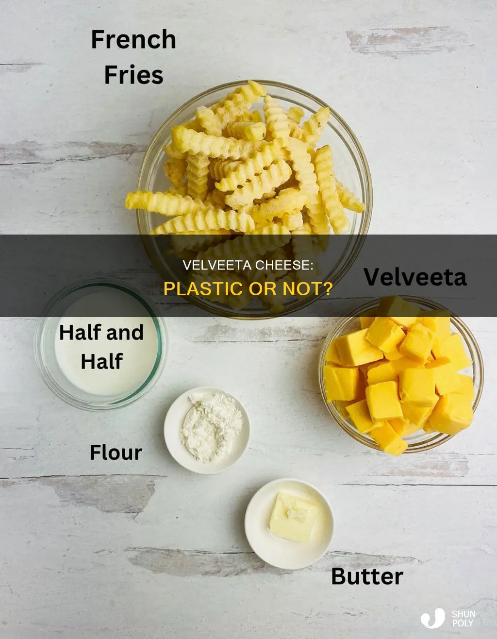 does velveeta cheese have plastic in it