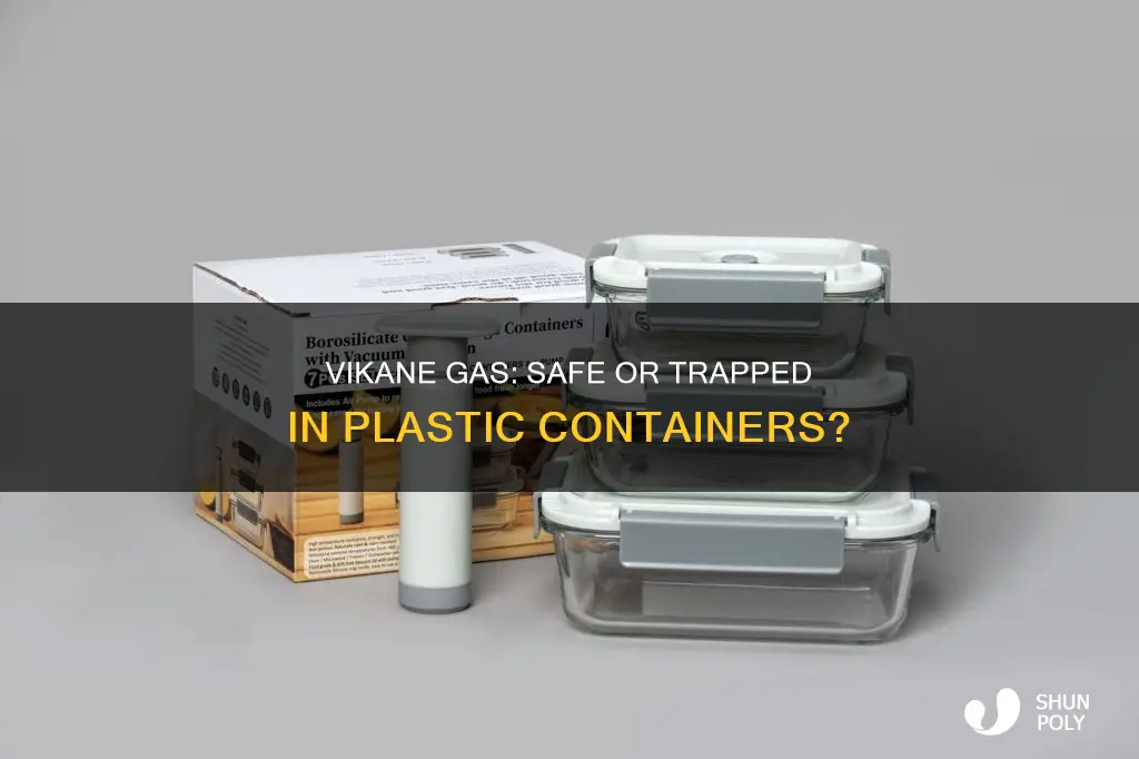 does vikane gas get trapped in plastic containers