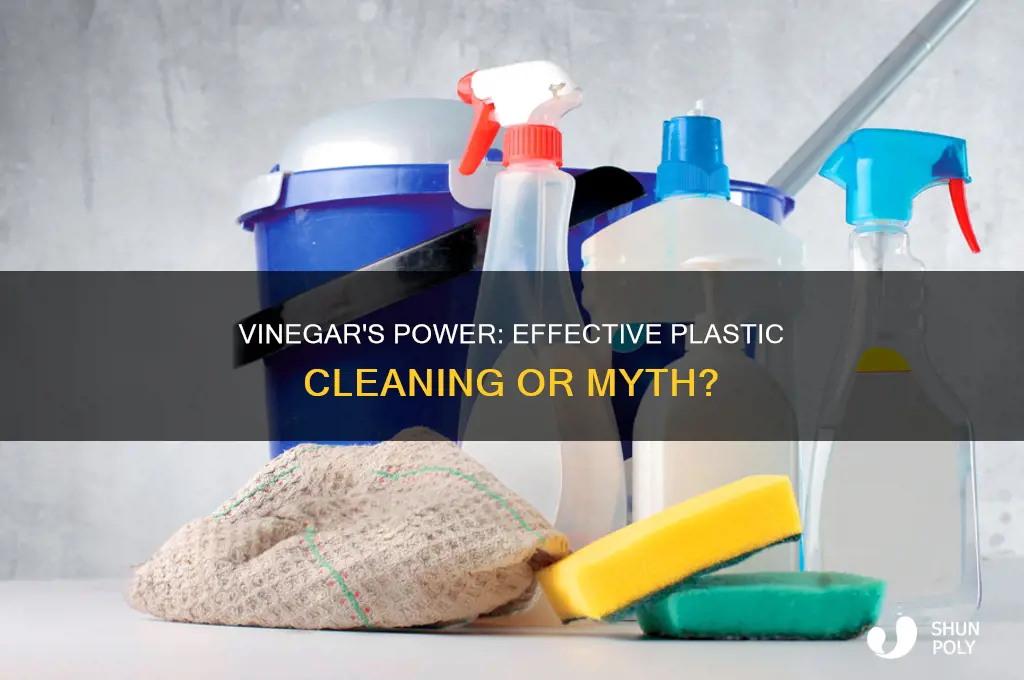 does vinegar clean plastic