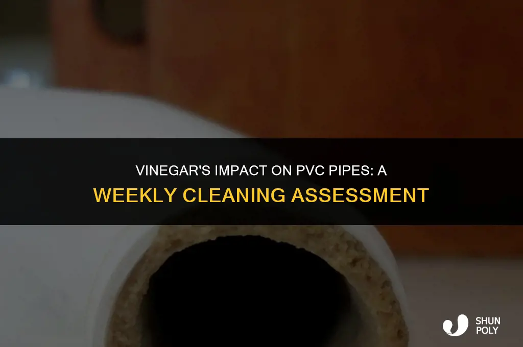 does vinegar weekly in drains harm pvc plastic