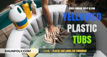 Revive Yellowed Plastic Tubs: Vinegar Cleaning Hack Revealed