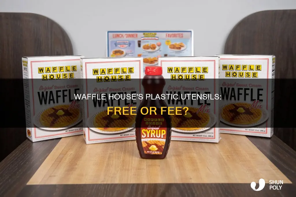 does waffle house charge for plastic utensils