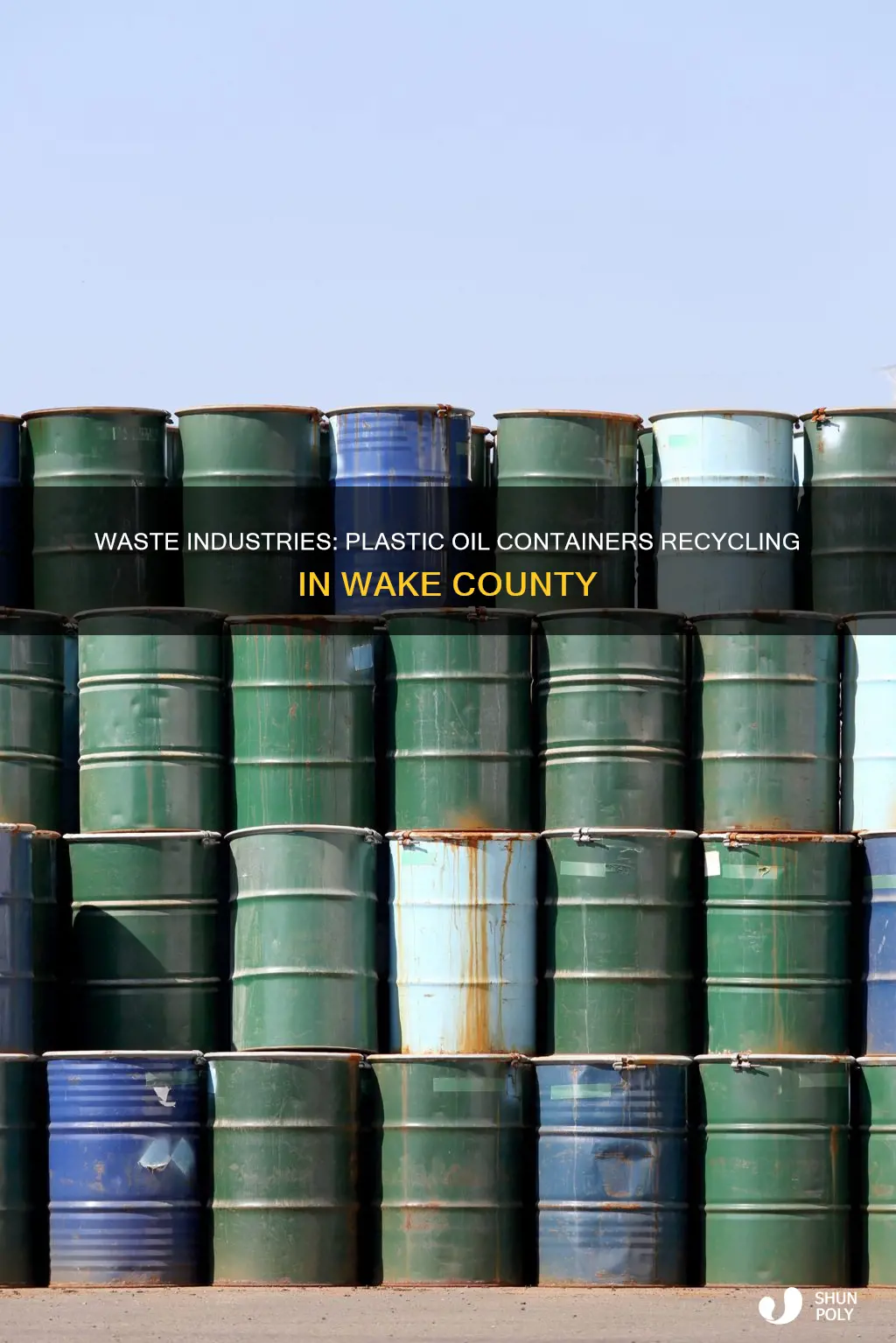 does wake county waste industries recycle plastic oil containers