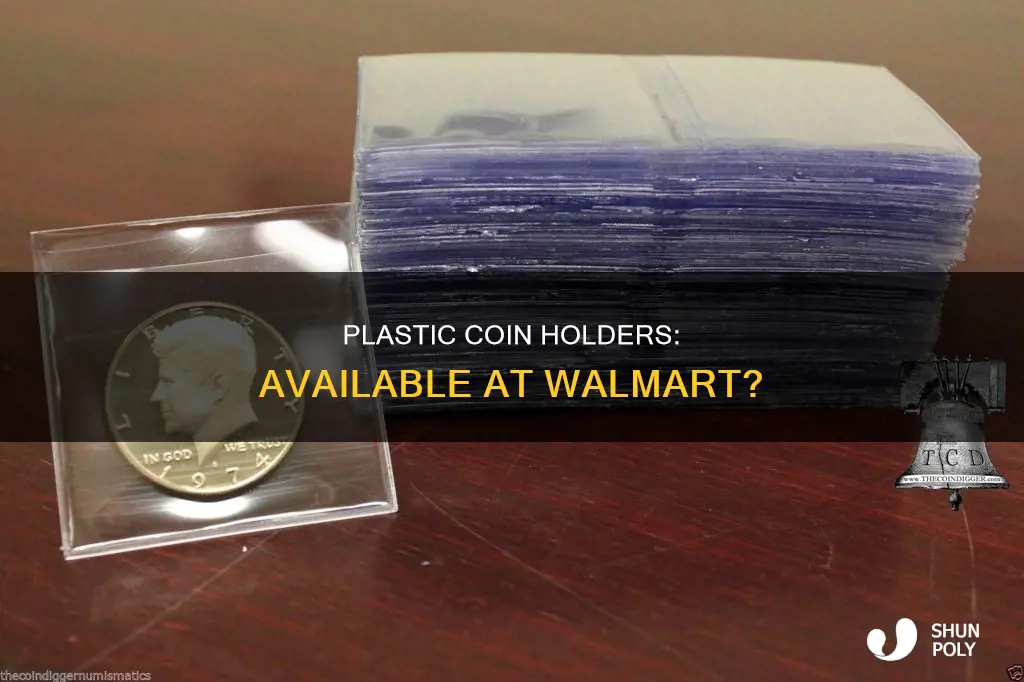 does wal mart carry plastic coin holders