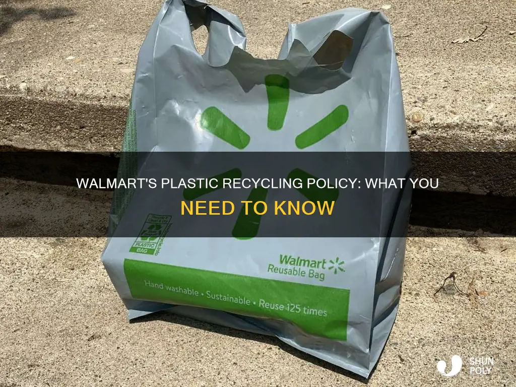 does wal mart take plastic recycling