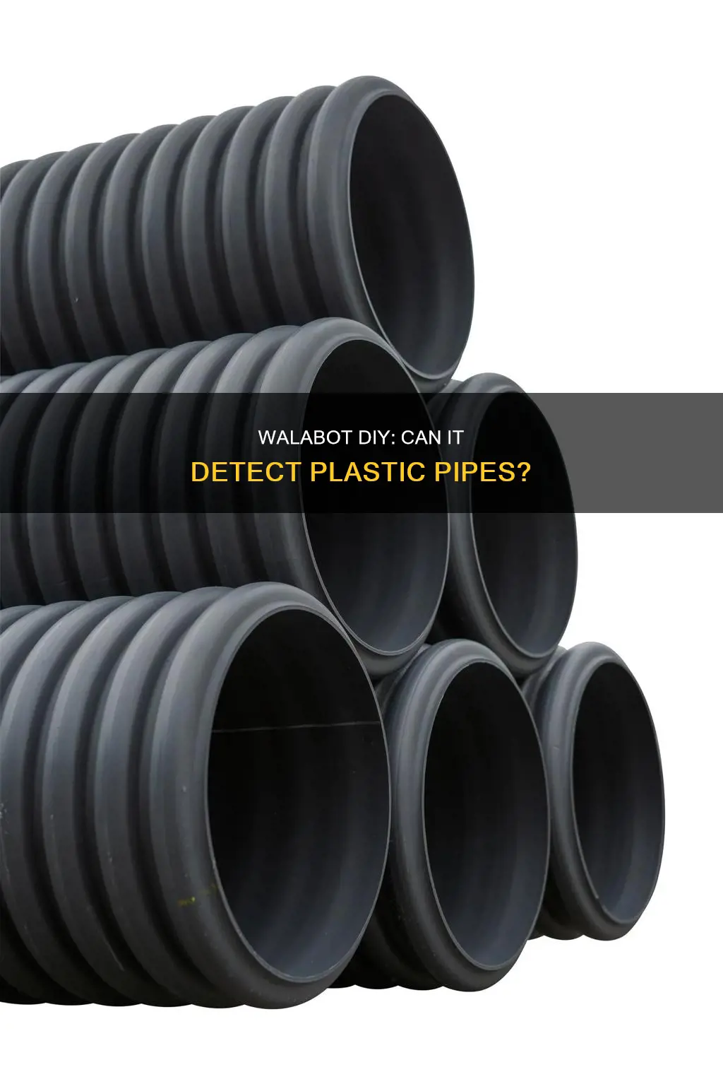 does walabot diy detect plastic pipes
