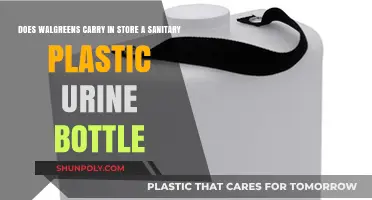 Does Walgreens Stock Sanitary Plastic Urine Bottles In-Store?