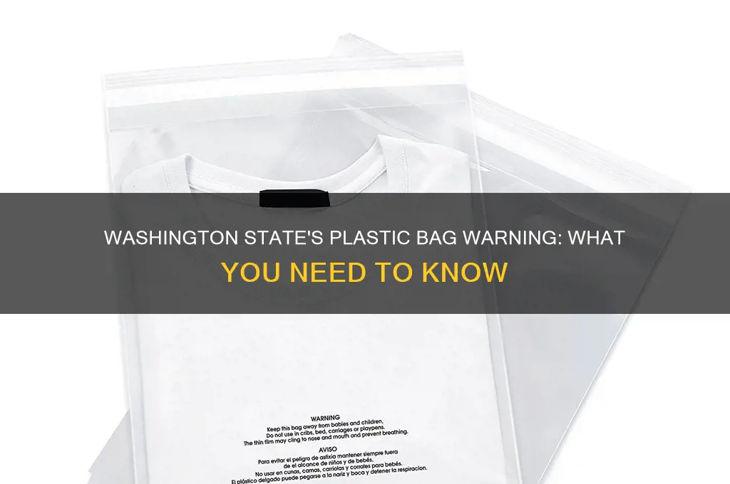does washington state require a warning on plastic bags