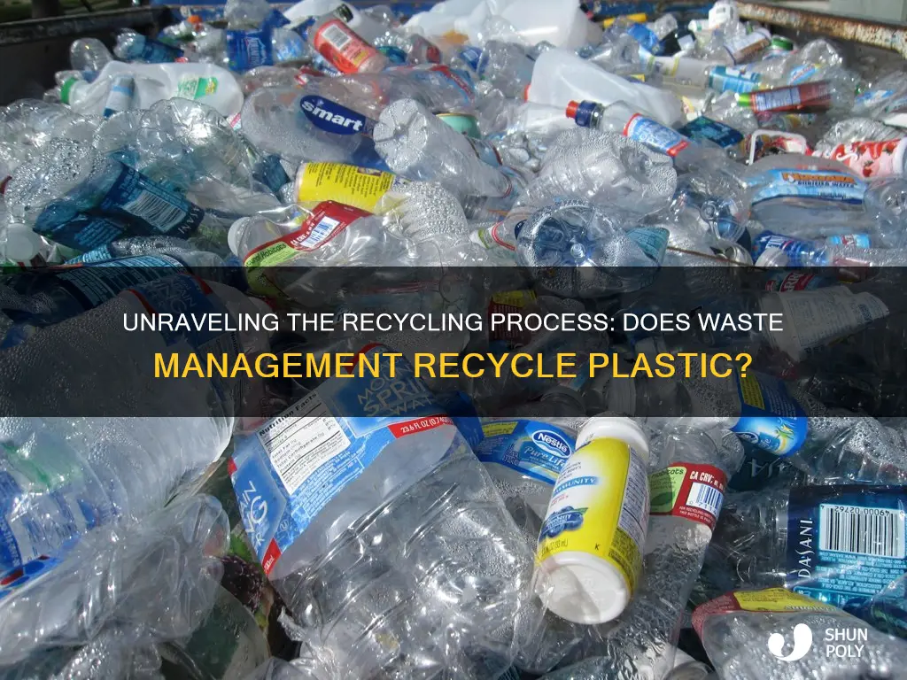 does waste management recycle 2 plastic