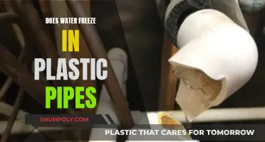 How Plastic Pipes Affect Freezing Water